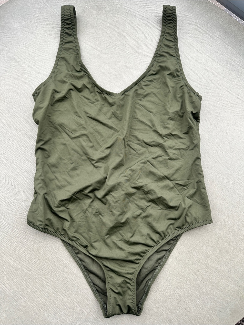 Calzedonia Cobey Olive Green khaki One-Piece Swimsuit - Women's Swim medium